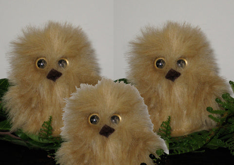 3 Owl Babies (Finger Puppets)