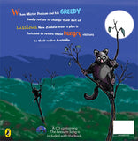 ‘OH, NO MISTER POSSUM! BOOK with HUGELY popular  ‘Oh, No Mister Possum’ ‘Sing-along-Song’ (QR Code download).  Book and song written by Erin Devlin and illustrated  by Greg O’Donnell. Music by Greg O’Donnell together  with vocalist Mark Jensen.